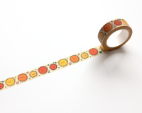 Cute Happy Smiling Sun Washi Tape