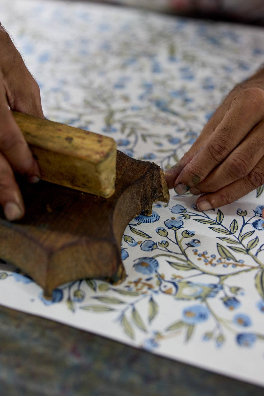 Block Printed Gift Bags (Medium) - Blue Stone Refresh