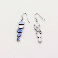 Tango / Glacier Wire Earrings | Pewter | Dangle Earrings
