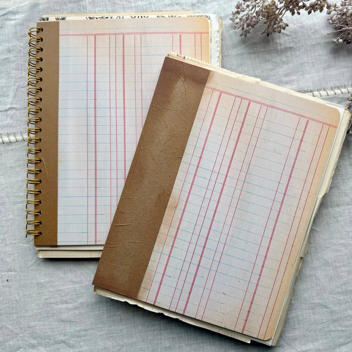 Vintage Mixed Media Journal - 9x12 inches