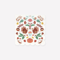 Folk Fall Small Napkins