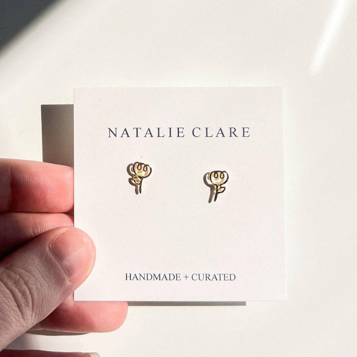 Tiny Tulip Stud Earring