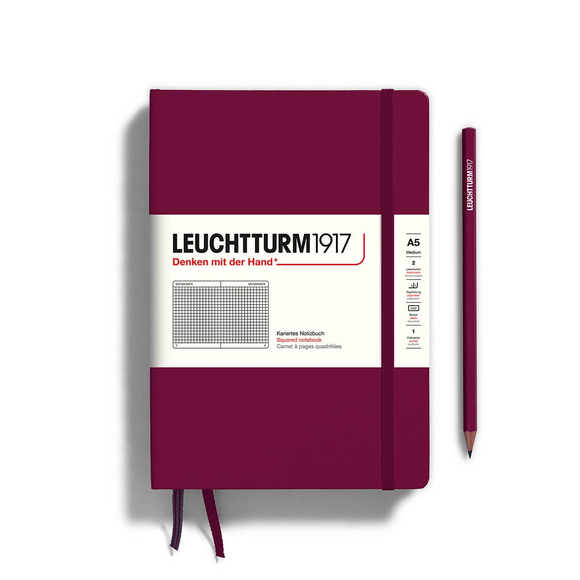 Notebooks - Medium (A5): Navy / Hardcover / Ruled