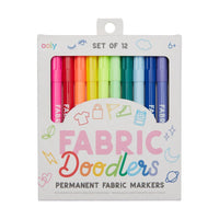 Fabric Doodlers Markers - Set of 12