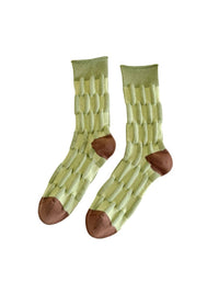 Rufia -  Seamless Mid-Crew Capsule Socks for Women - Fresh & Cute