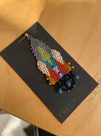 Just Art Baroque glass earrings