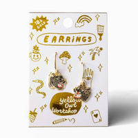 Tiger & Cheetah Earrings - Kristina Micotti Gold Jewelry
