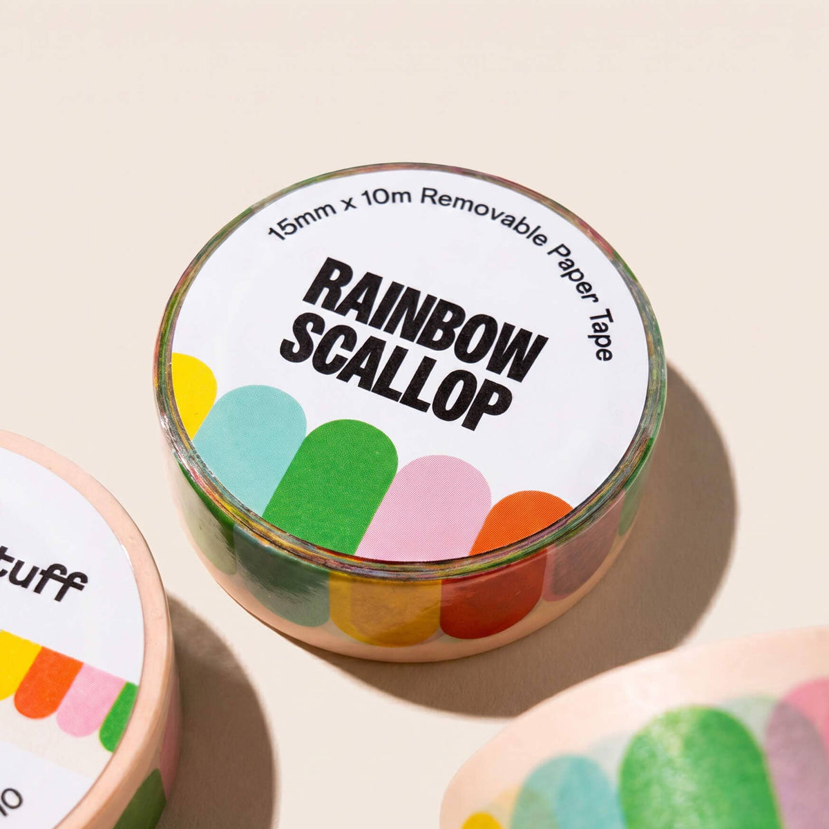 Rainbow Scallop Washi Tape