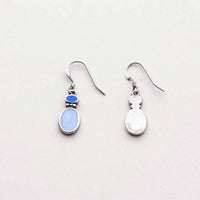 Fusion / Winter Wire Earrings | Pewter | Dangle Earrings