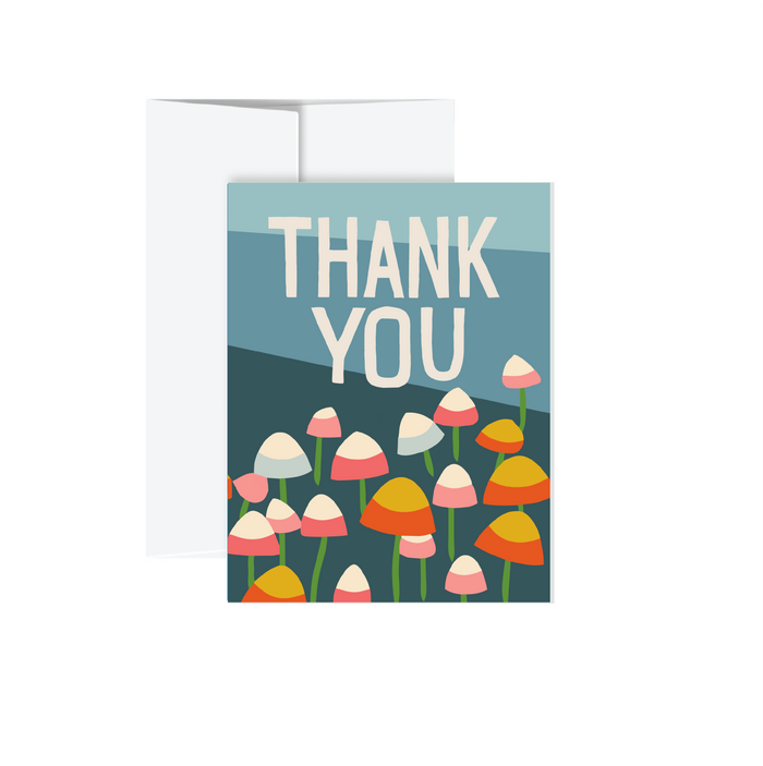 Greeting Card - Thank You Flowers