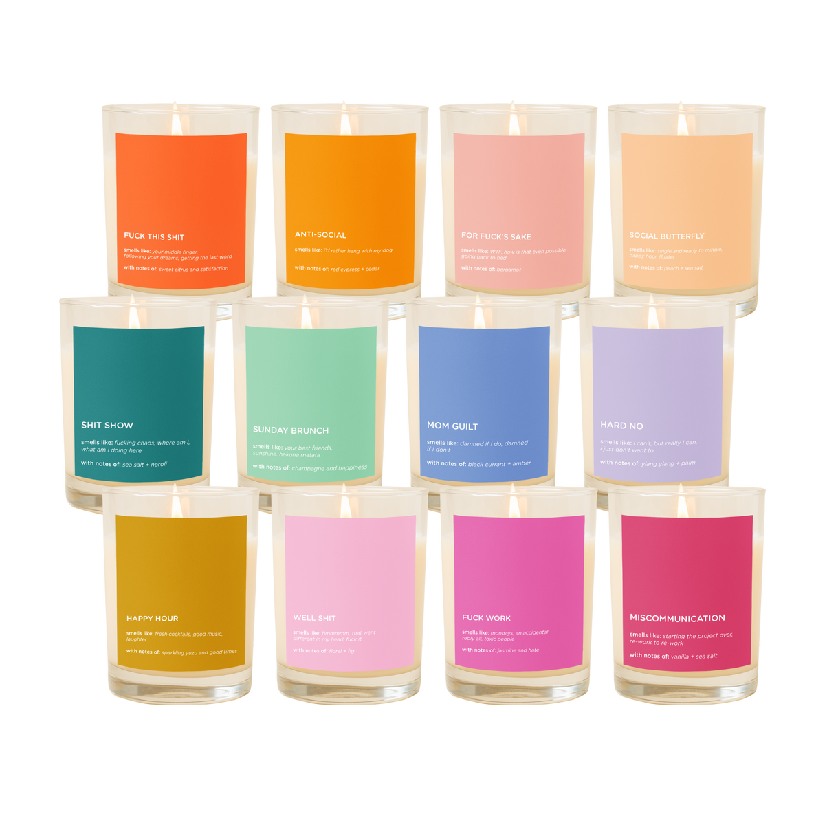 *NEW Styles* Candle Rocks Glass - Life (Top Sellers!)