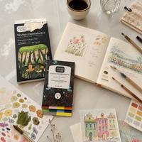 Metallic Colorsheets | 10 Watercolors | Portable Paint