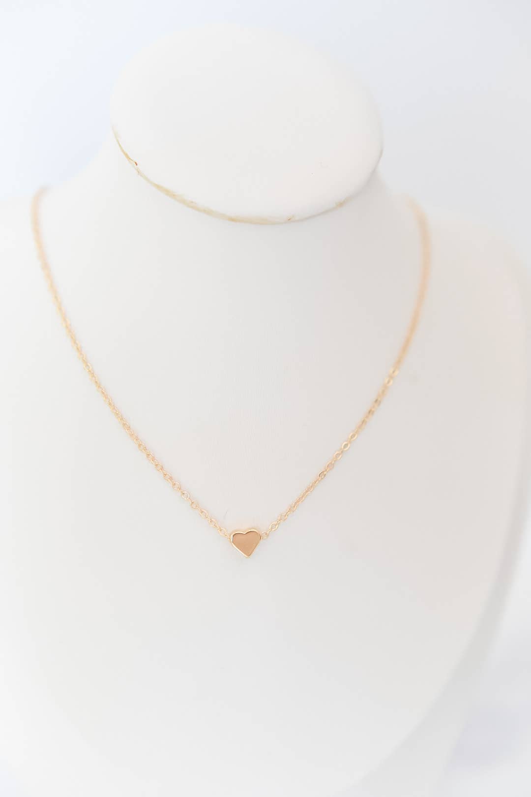 Scottie Heart Charm 18k Gold Plated Necklace / Bella Rey