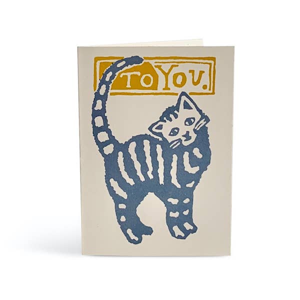 Pack of Six Small Cards To You Little Kitten