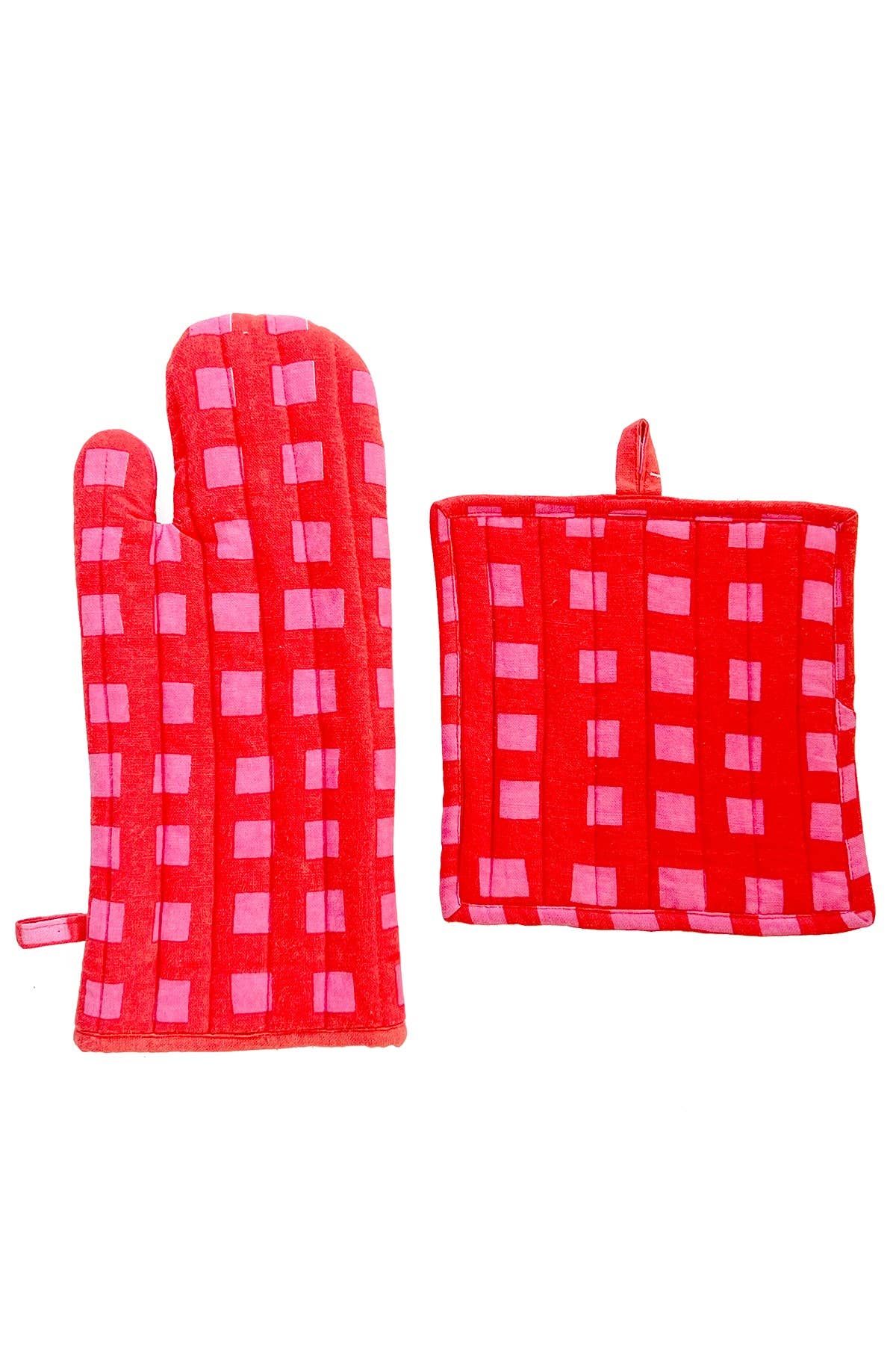 Oven Mitt & Potholder Set