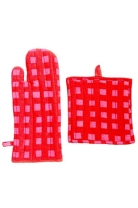 Oven Mitt & Potholder Set