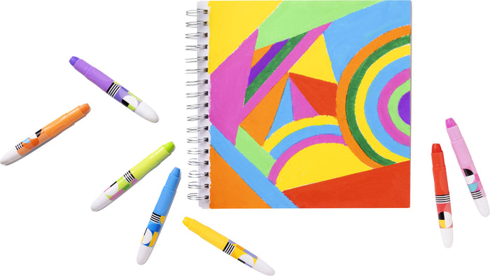 Geo Sticks Vibrant Tempra Paint  - Brights