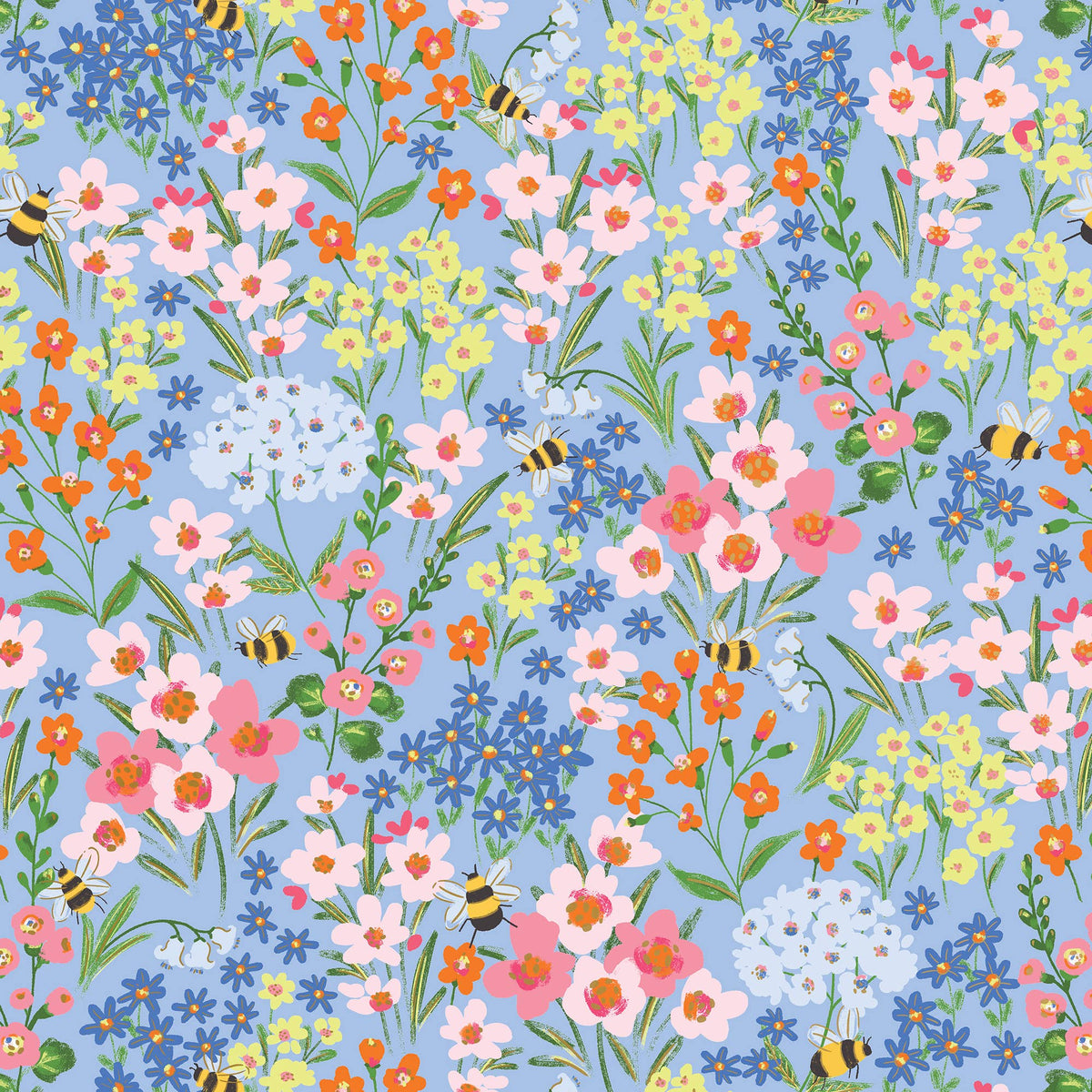 Garden Bees - Gift Wrap Rolls