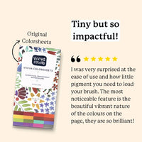 Original Colorsheets 16 | Travel Watercolor Set | Art Gift