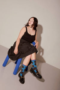 Big Dot Blue Sock / Hooray Sock Co.