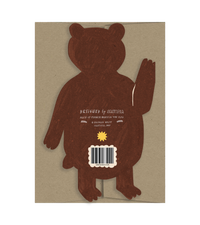 Bear - Die Cut Card