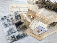 Collage Prompt Kit, Mixed Media Art Kit- Architecture