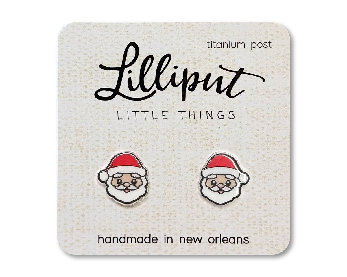 Santa Claus Earrings / Lilliput