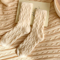 Candy Color Warm & Cozy Knit Socks