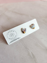 Heart Stud Earrings