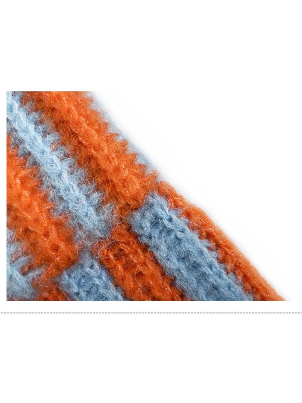 Haila - Color-block Striped Cuffed Knitted Beanie - Warm & Stylish