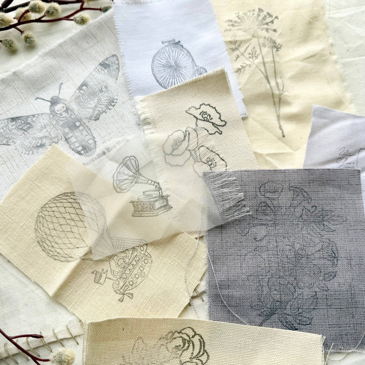 Dyed & Stamped Fabrics