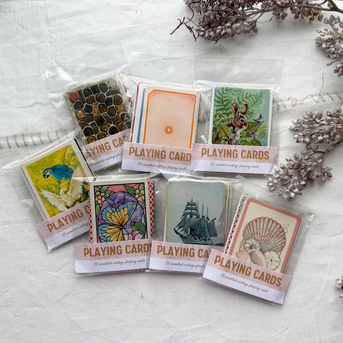 Vintage Playing Card Pack for Mixed Media Art