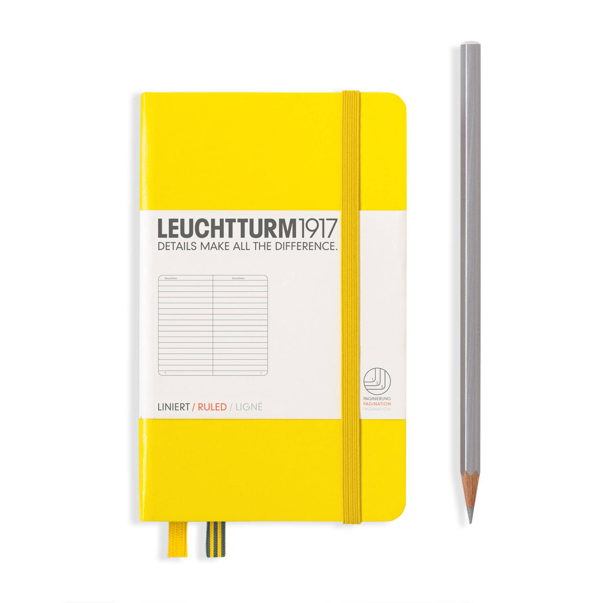 Leuchtturm 1917 A6 Softcover Pocket Sketchbooks - Dotted, Ruled - Various Colors