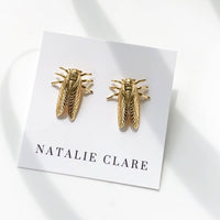 Cicada Earrings / Natalie Clare