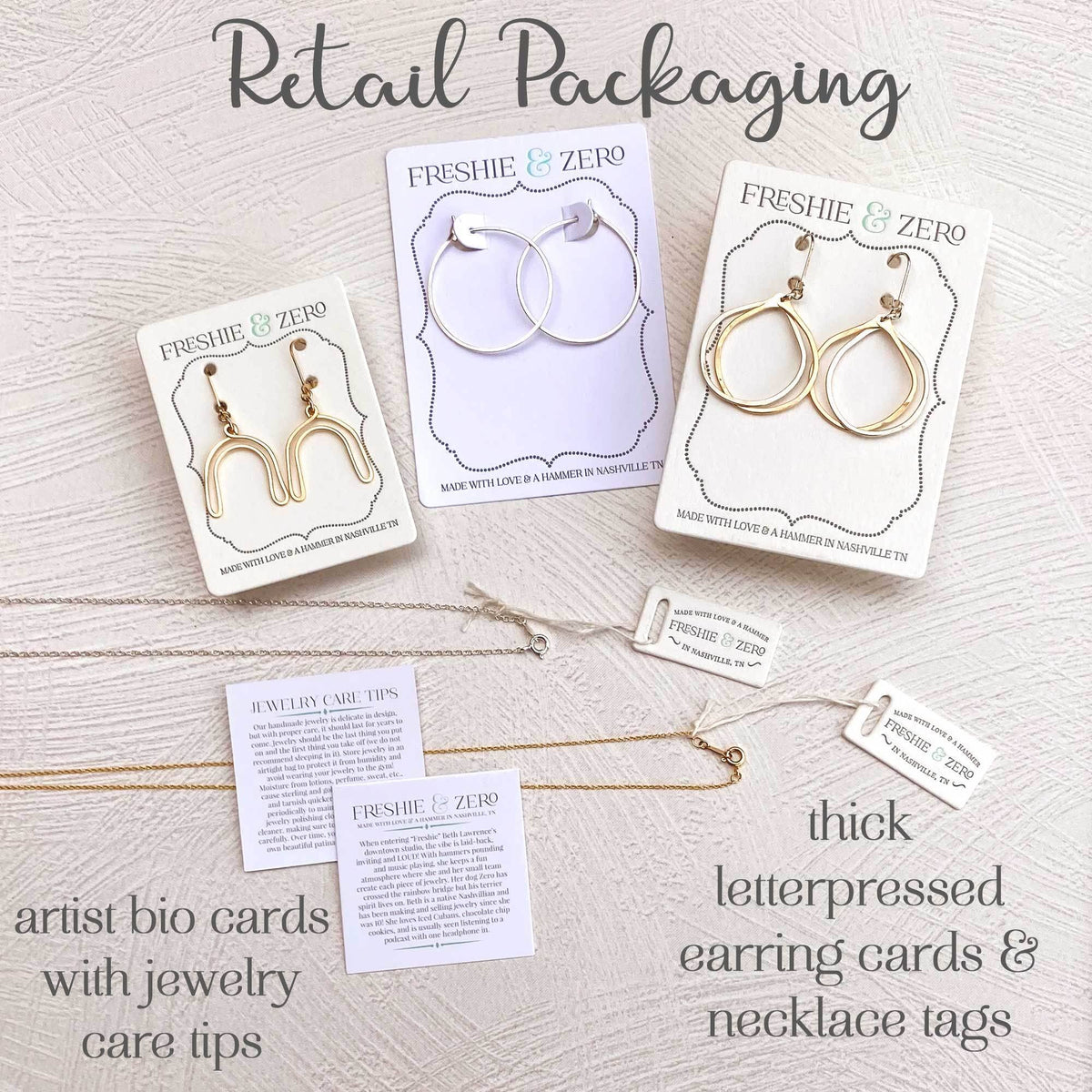 Simple Flame Earrings, Stacked Oval Drops, silver or gold