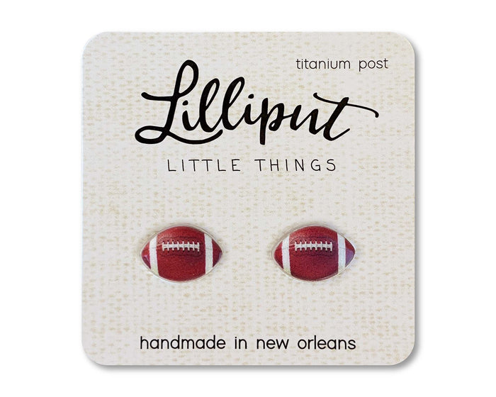 Football Earrings / Lilliput