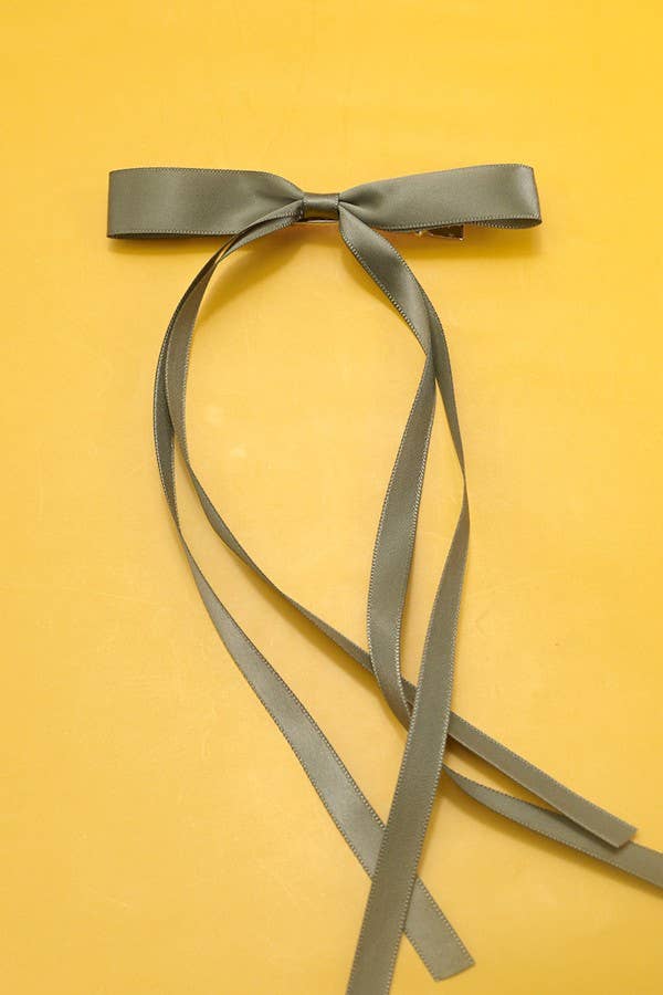 Hair Bow Clip - Long Playful Bows - Great Gift for Daughter, Sister, Friend