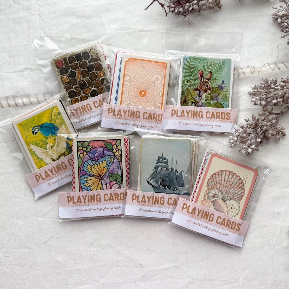 Vintage Playing Card Pack for Mixed Media Art