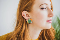Midcentury Sun Stud Earrings