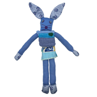 Handcrafted Small Blue Bunnykat - Bunny Holly
