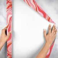 Marbleized Red - Gift Wrap Rolls