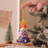 Plush Christmas Ornament Knitted Tree Hanging