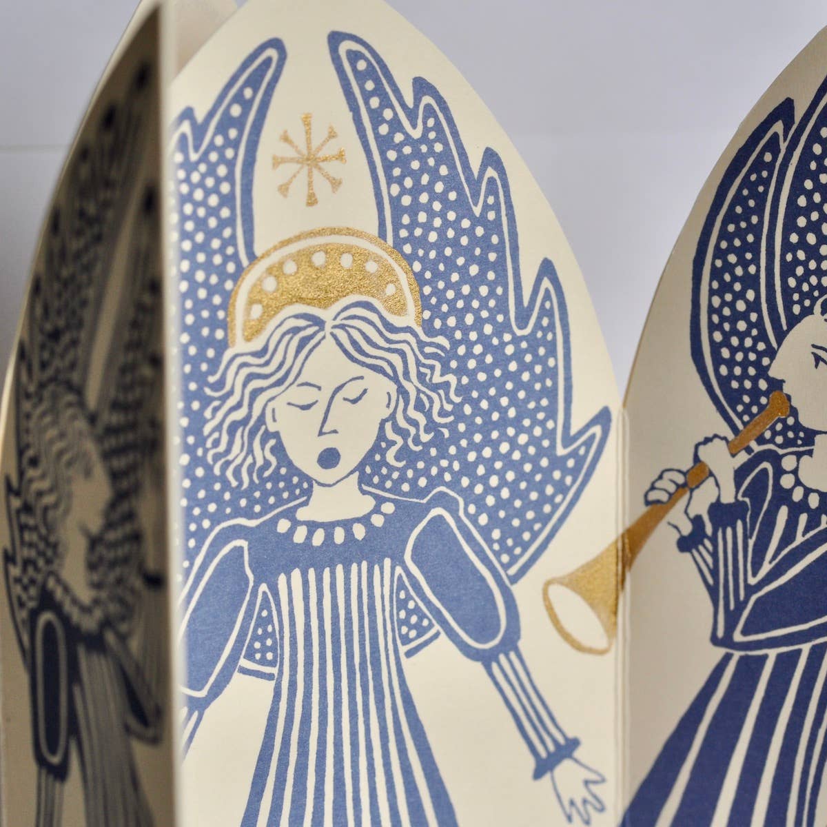 Extra Special Choir of Angels Triptych Card