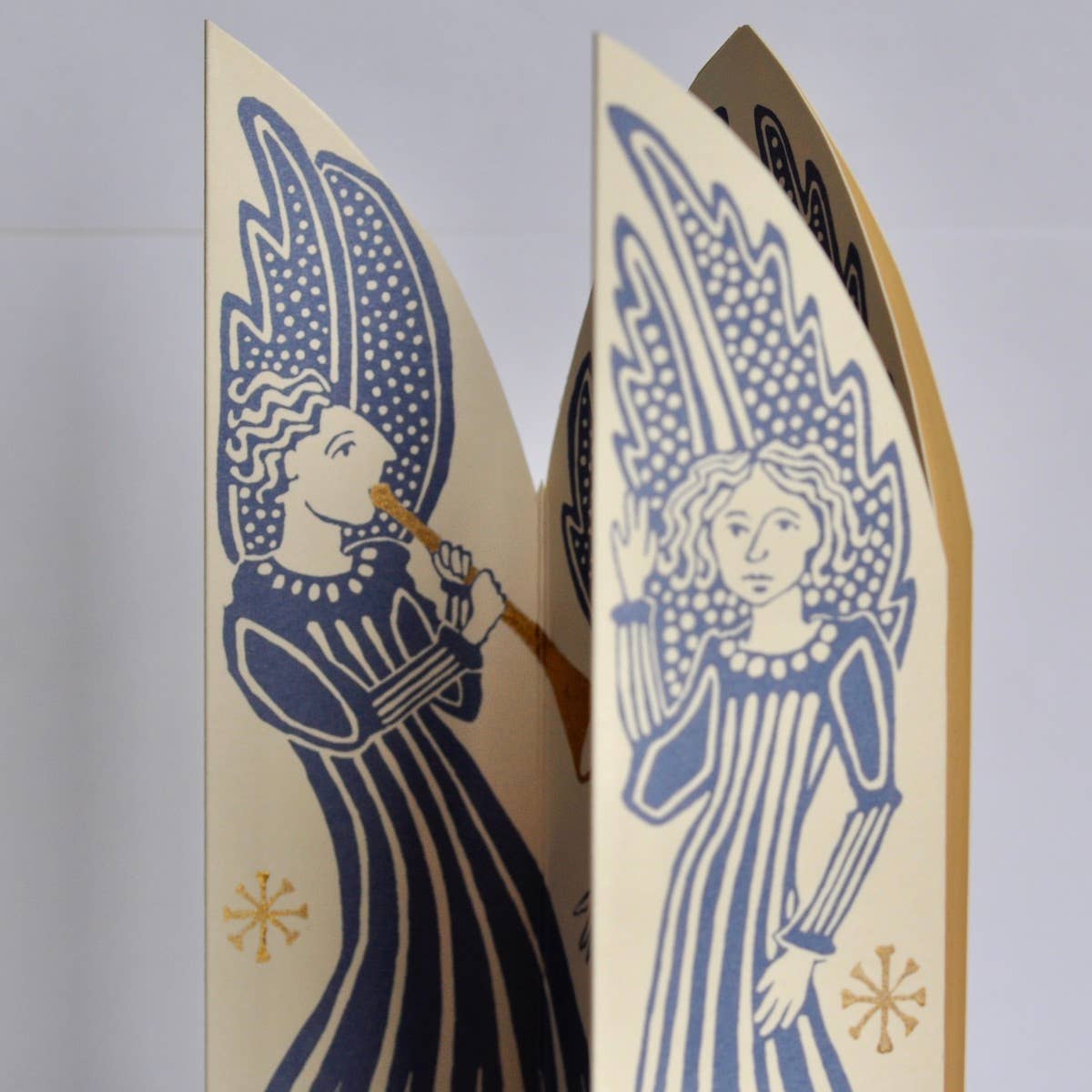 Extra Special Choir of Angels Triptych Card