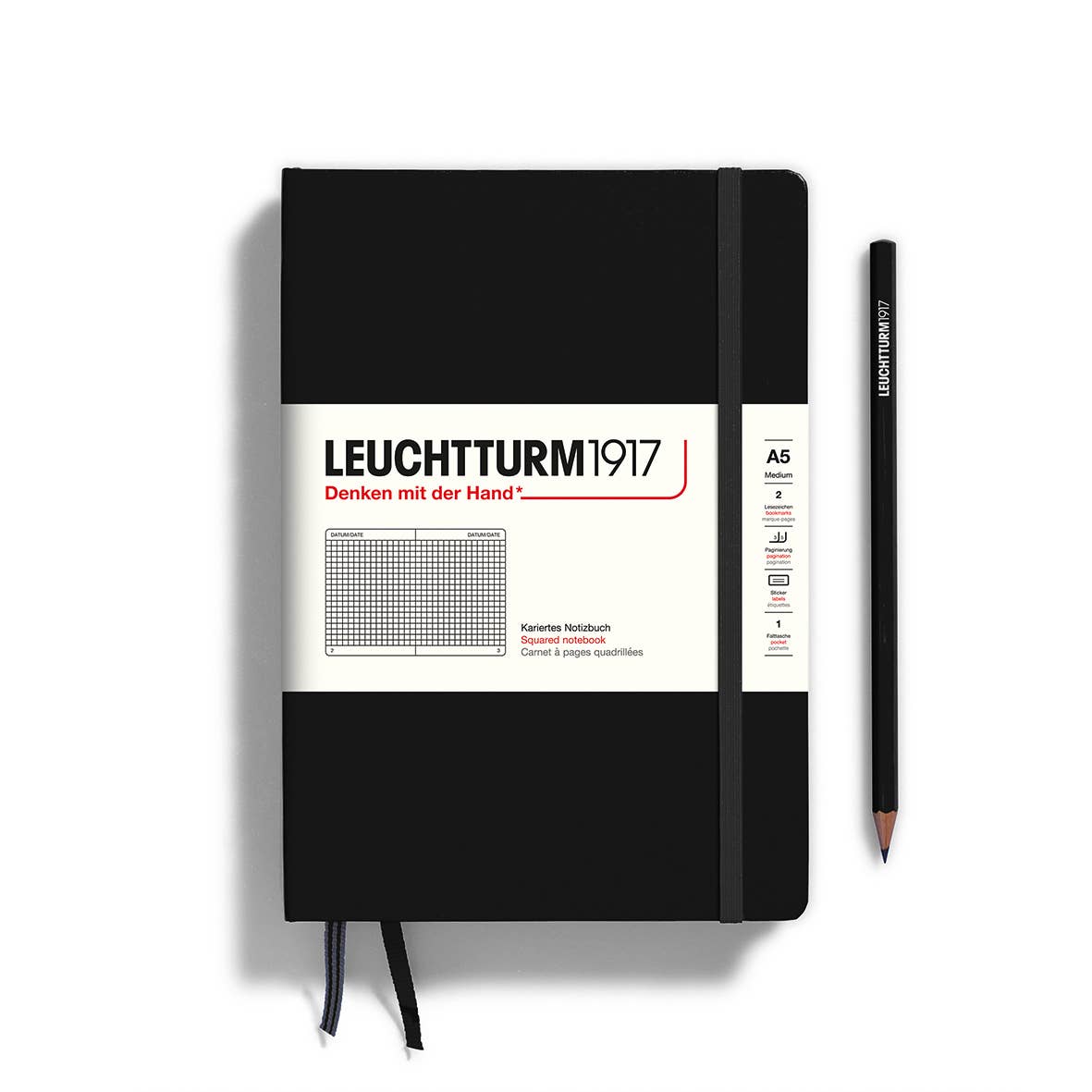 Notebooks - Medium (A5): Ink / Hardcover / Ruled
