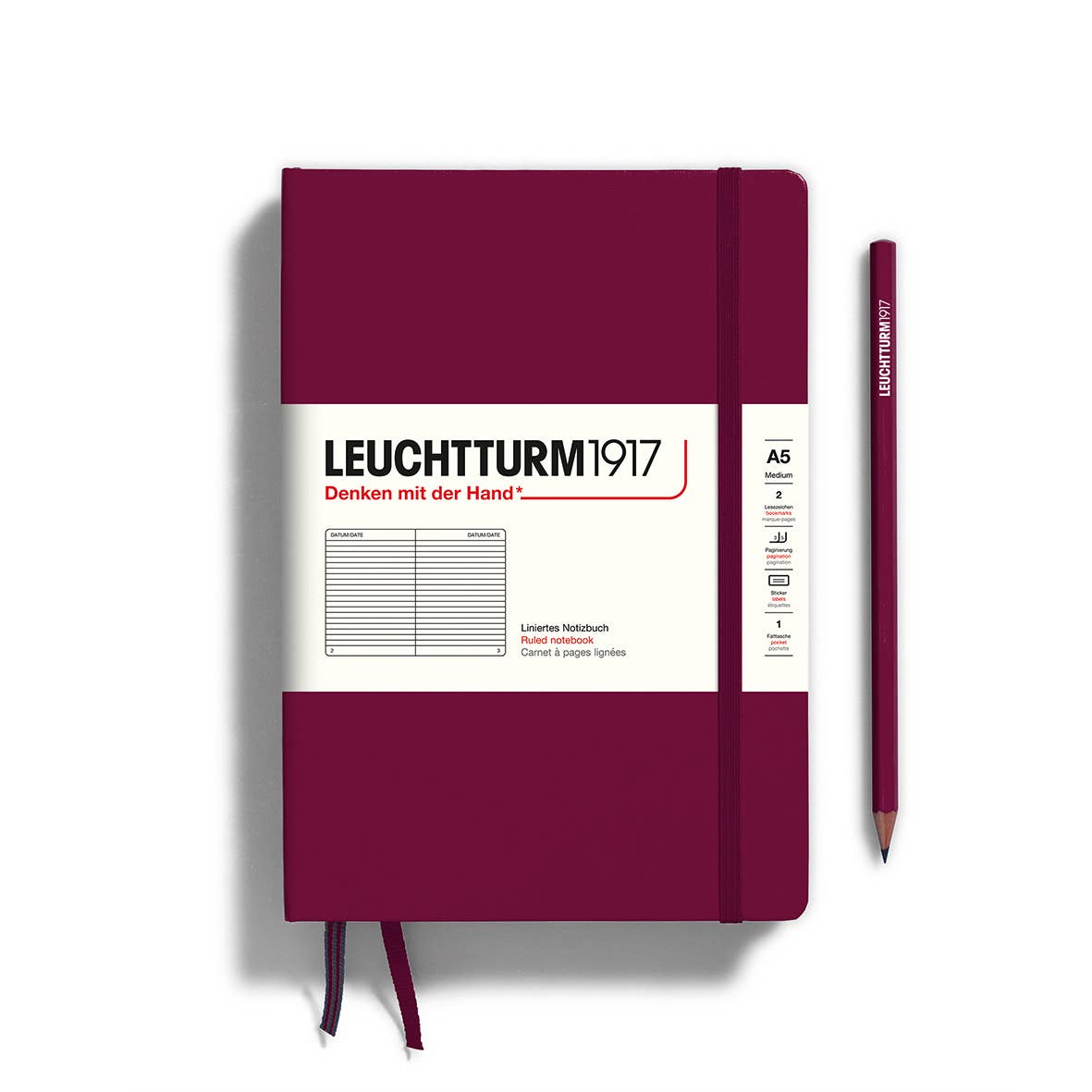 Notebooks - Medium (A5): Ink / Hardcover / Ruled