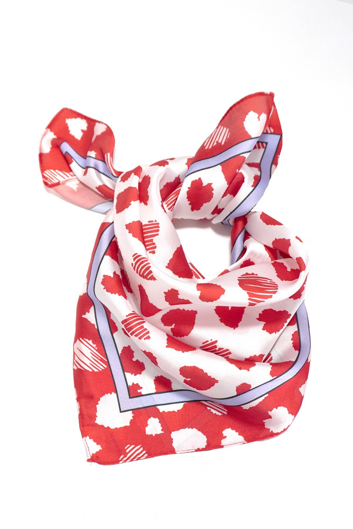 Red Heat Bandana - Silky Feel - Great for Valentine’s Gift