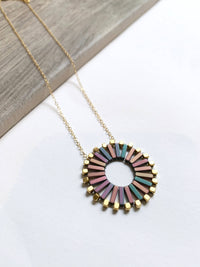 Pinwheel Necklace