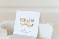 Mikel 18k Gold Stud Earrings / Bella Rey