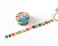 Colorful Skulls Washi Tape